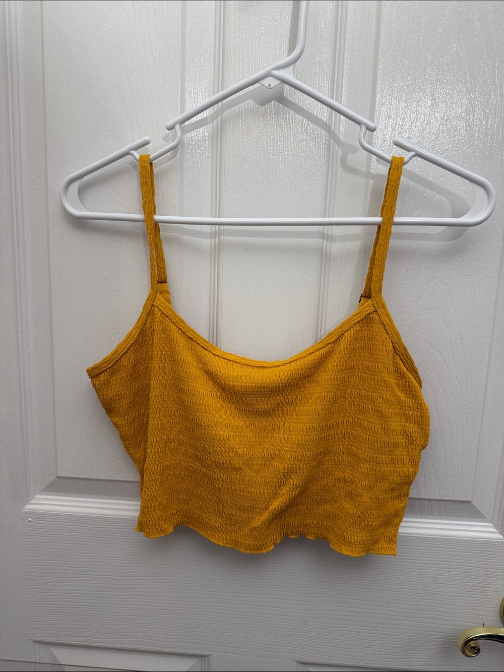 Billabong Mustard Yellow Textured swim Top